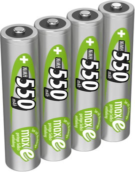 Mikroceruza akku AAA NiMH, 1,2V 550 mAh, 4 db, Ansmann maxE HR3, HR03, UO100557, DC2400, DC2400B4N, 
