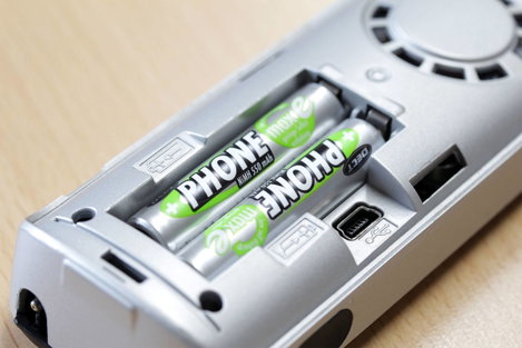 Mikroceruza akku AAA NiMH, 1,2V 550 mAh, 2 db, Ansmann Dect maxE HR3, HR03, UO100557, DC2400, DC2400 2. kép