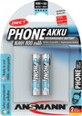 Mikroceruza akku AAA NiMH, 1,2V 800 mAh, 2 db, Ansmann Dect maxE HR3, HR03, UO100557, DC2400, DC2400 6. bélyegkép