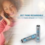 Mikroceruza akku AAA NiMH, 1,2V 800 mAh, 3 db, Ansmann Dect maxE HR3, HR03, UO100557, DC2400, DC2400 10. bélyegkép