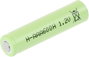 Mikroceruza akku AAA NiMH, 1,2V 600 mAh, Mexcel H-AAA600H, HR3, HR03, UO100557, DC2400, DC2400B4N, L bélyegkép