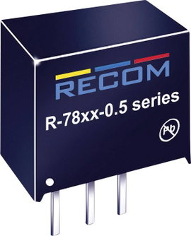 RECOM R-786.5-0.5 DC/DC feszültségváltó, nyák 6.5 V/DC 0.5 A 3.75 W Kimenetek száma: 1 x Tartalom, t