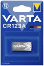 CR123A fotóelem, lítium, 3V 1480 mAh, Varta EL123AP, K123LA, RL123A, EL123A, DL123A, 5018LC, LR123, bélyegkép