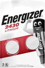 CR2430 lítium gombelem, 3 V, 290 mA, 2 db, Energizer BR2430, DL2430, ECR2430, KCR2430, KL2430, KECR2 bélyegkép