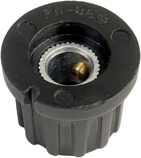 SCI PN-38C (6.4mm) PN-38C (6.4mm) Forgatógomb Mutatóval Fekete (Ø x Ma) 20.3 mm x 15.6 mm 1 db 2. kép