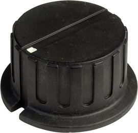 SCI PN-38A(6.4mm) PN-38A(6.4mm) Forgatógomb Mutatóval Fekete (Ø x Ma) 34.8 mm x 18 mm 1 db