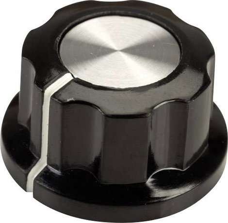 SCI RN-99E(6.4mm) RN-99E(6.4mm) Forgatógomb Fekete, Fehér (Ø x Ma) 22.9 mm x 12.7 mm 1 db