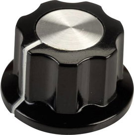 SCI RN-99F(6.4mm) RN-99F(6.4mm) Forgatógomb Fekete, Fehér (Ø x Ma) 19.5 mm x 11.5 mm 1 db