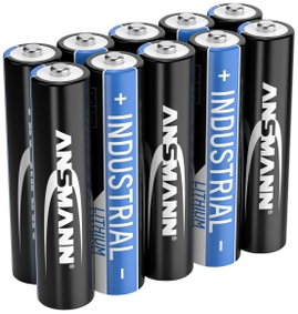 Mikroelem AAA, lítium, 1,5V 1150 mAh, 10 db, Ansmann LR03, AAA, LR3, AM4M8A, AM4, S