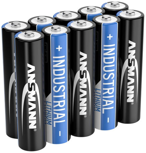 Mikroelem AAA, lítium, 1,5V 1150 mAh, 10 db, Ansmann LR03, AAA, LR3, AM4M8A, AM4, S