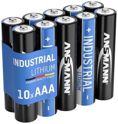 Mikroelem AAA, lítium, 1,5V 1150 mAh, 10 db, Ansmann LR03, AAA, LR3, AM4M8A, AM4, S 2. kép