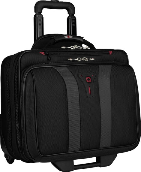 Notebook táska, gurulós, max. 40,6 cm (16) fekete/szürke, Wenger Granada Trolley 3. kép