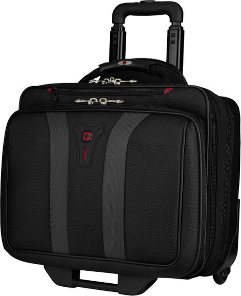 Notebook táska, gurulós, max. 40,6 cm (16) fekete/szürke, Wenger Granada Trolley 4. kép