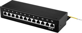 12 portos hálózati patchbox, CAT 6 1 U, Renkforce RF-4456725