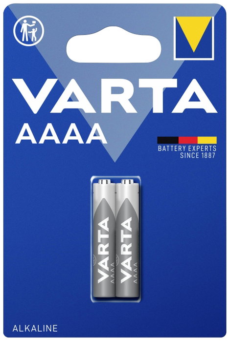 Miniceruza elem AAAA, 1,5V 640 mAh, 2 db, Varta Professional LR8, LR8D425, R8D425, LR61, E96, MX2500 2. kép