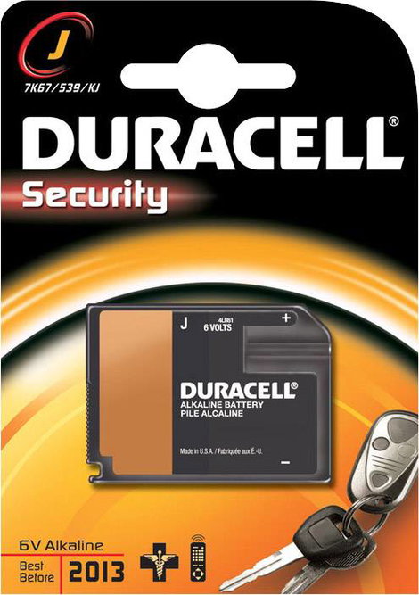 4LR61 alkáli elem, távirányító elem, 6V 500 mAh, Duracell 4LR61, FlatPack, 4018, 7K67, 866, 539, 141 3. kép
