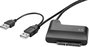 Merevlemez átalakító, 1x USB 2.0 dugó A - 1x SATA kombi dugó, 7+15 pólus, 0,3 m, fekete, Renkforce bélyegkép