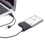 Merevlemez átalakító, 1x USB 2.0 dugó A - 1x SATA kombi dugó, 7+15 pólus, 0,3 m, fekete, Renkforce 3. bélyegkép