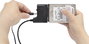 Merevlemez átalakító, 1x USB 3.0 dugó A - 1x SATA kombi dugó, 7+15 pólus, 0,3 m, fekete, Renkforce 7. bélyegkép