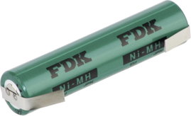 Forrasztható mikroceruza akku AAA NiMH 1,2V 730 mAh, forrfüles, FDK HRAAAU-LFU