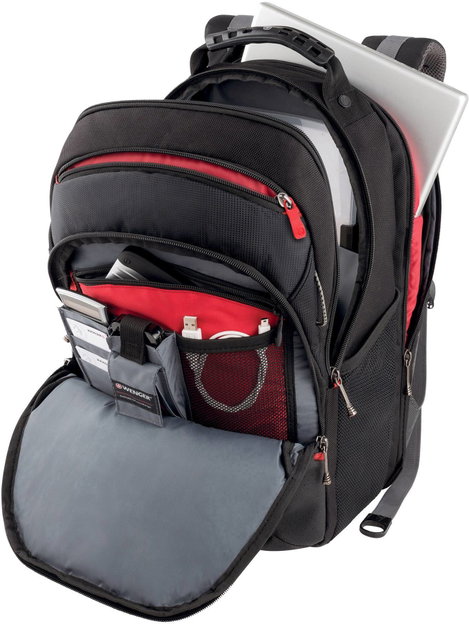 Notebook hátizsák, max. 39,6 cm (15,6) fekete/szürke, Wenger Legacy 4. kép