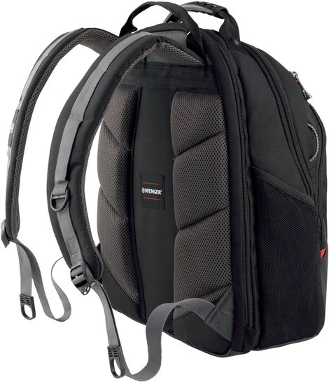 Notebook hátizsák, max. 39,6 cm (15,6) fekete/szürke, Wenger Legacy 5. kép