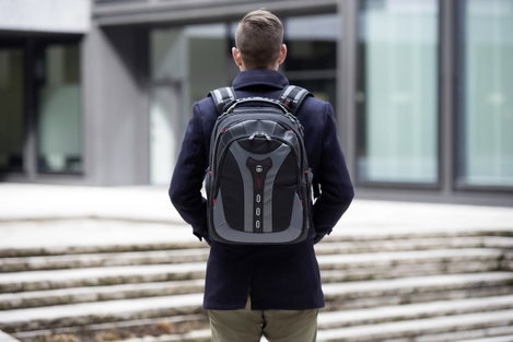 Notebook hátizsák 43,9 cm (17,3) szürke, Wenger Pegasus 4. kép