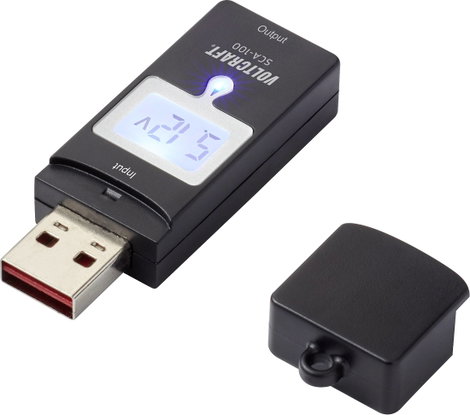 USB töltő adapter és töltés ellenőrző, Smart készülékekhez VOLTCRAFT SCA-100 2. kép