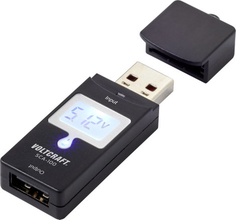 USB töltő adapter és töltés ellenőrző, Smart készülékekhez VOLTCRAFT SCA-100 3. kép