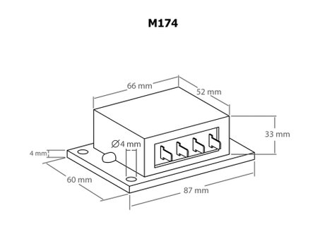 Kettős szolár töltésszabályzó modul 16 A, Kemo M174 4. kép