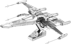 Metal Earth Star Wars Poe Dameron X-Wing repülő 3D lézervágott fémmodell építőkészlet 502665