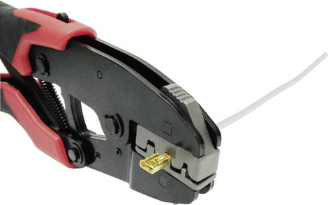 Racsnis krimpelőfogó, krimpelő betét nélkül Toolcraft 1423556 10. kép