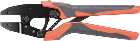Racsnis krimpelőfogó, krimpelő betét nélkül Toolcraft 1423556 5. kép