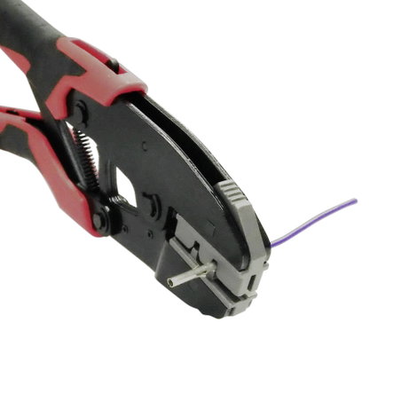 Racsnis krimpelőfogó, krimpelő betét nélkül Toolcraft 1423556 7. kép