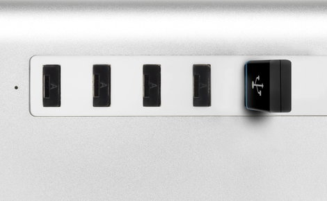 USB port blokkoló dugó, vakdugó, 10db-os készlet, ezüst, Renkforce RF-4463019 3. kép