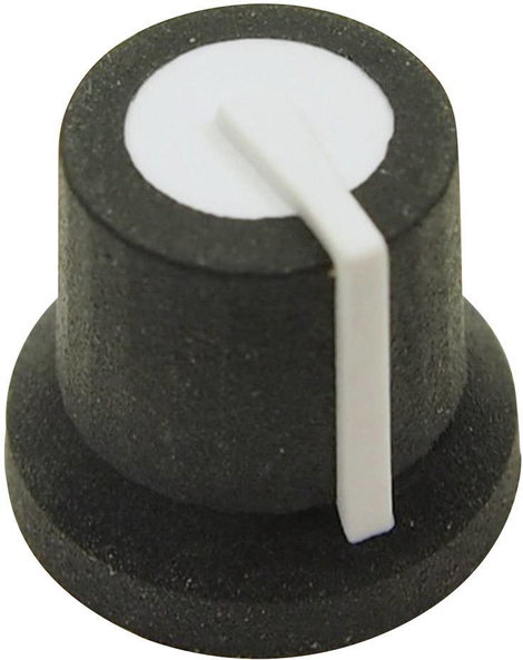 Cliff CL170822BR CL170822BR Forgatógomb Fekete, Fehér (Ø x Ma) 16.8 mm x 14.5 mm 1 db