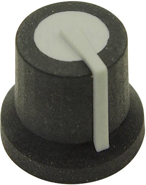 Cliff CL170825BR CL170825BR Forgatógomb Fekete, Szürke (Ø x Ma) 16.8 mm x 14.5 mm 1 db