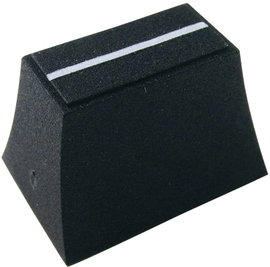 Tolópotméter gomb, Fekete (H x Sz x Ma) 20 x 14 x 13 mm Cliff CP3193 1 db