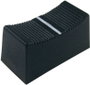 Tolópotméter gomb, Fekete (H x Sz x Ma) 23 x 11 x 11 mm Cliff CP3260 1 db bélyegkép