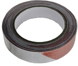 Figyelmeztető jelölő ragasztószalag, piros-fehér csíkos (H x Sz) 9 m x 25 mm TOOLCRAFT ANST259M-RW