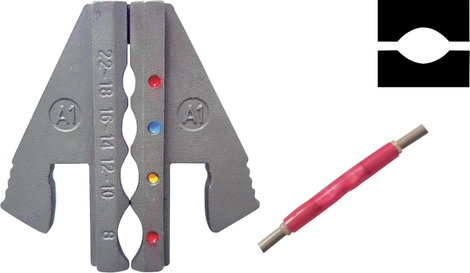 Krimpelő betét zsugortömlő csatlakozókhoz, 0.5 - 10 mm² TOOLCRAFT 1423366 2. kép