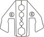 Krimpelő betét koax csatlakozókhoz RG58, RG59, RG62, RG6 TOOLCRAFT 1423396 2. bélyegkép