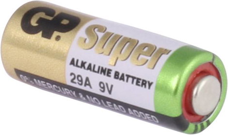 29A alkáli elem, távirányító elem, 9V 20 mAh, GP Super A29, E29A, V29PX, V29GA, V29A, L721, MN29, GP 2. kép