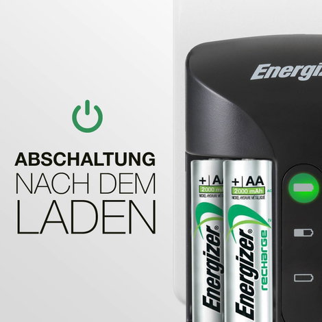 Ceruza (AA), mikroceruza (AAA) akkutöltő NiMH akkukhoz, 4db 2000 mAh Energizer akkuval Energizer Pro 6. kép