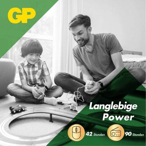 Alkáli elemkészlet, GP 32 db ceruza, 12 db mikroelem 10. kép