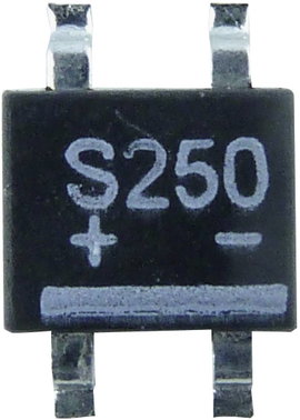 Diotec S250K Híd egyenirányító TO-269AA 400 V 1 A Egyfázisú