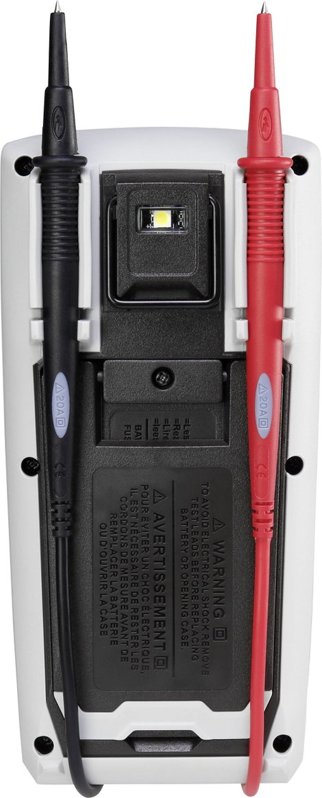 Digitális multiméter, IP65 por és vízálló True RMS mérőműszer, LED lámpával 1000V AC/DC 10A AC/DC Vo 3. kép
