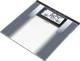 Testzsíranalizáló mérleg, üveg, max. 180 kg, Sanitas SBG 21
