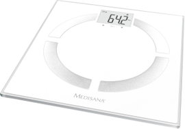 Testzsíranalizáló mérleg, személymérleg max.180 kg-ig, fehér színű Medisana BS444 connect