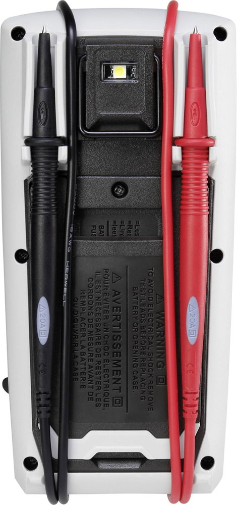 Digitális multiméter, Tru RMS mérőműszer, beépített LED lámpával 1000V AC/DC 10A AC/DC Voltcraft VC- 14. kép